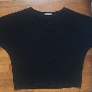 Hackwith Design House black 3/4 sleeve top